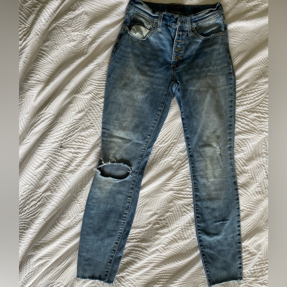 Womens lucky brand skinny mid rise jeans
